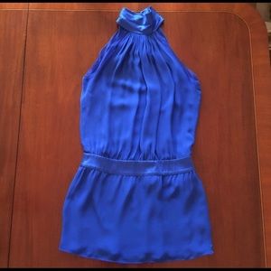 Royal blue Ramy Brook choker dress S